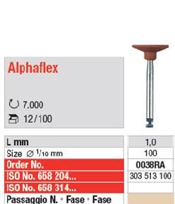 Alphaflex polerer 0038 RA brun 12 stk*