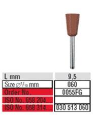 Alphaflex polerer 0055 FG brun 12 stk*