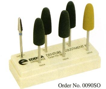 Justeringskit 0090 HS til akryl polerer og fræser ialt 6 st*