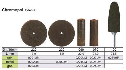 Chromopol polerer 0222 umonteret 100 stk*