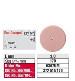 Exa Cerapol pink 0307 umonteret 12 stk*