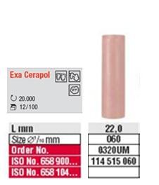 Exa Cerapol pink 0320 umonteret 12 stk*