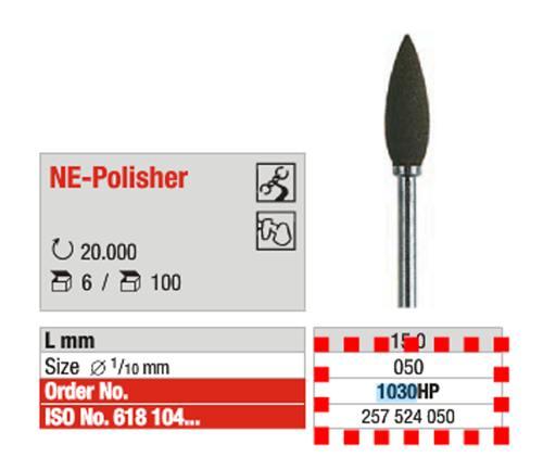 NE-polererpolerer 1030 brun 6 stk*