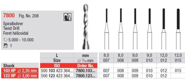 Spiralbor HP 103.008*