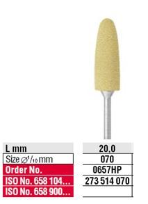 Exa Teknik 0657 HS gul 6 stk*