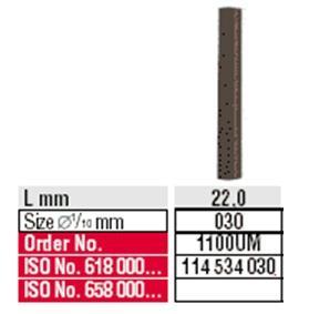 Occlupol polerer 1100 22/3 mm 100 stk brun*