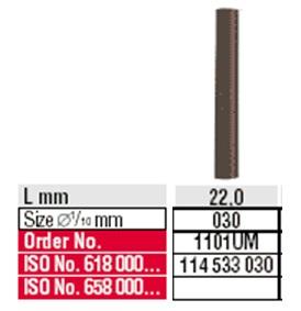 Occlupol polerer 1101 22/3 mm 100 stk brun*