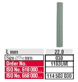 Occlupol polerer 1103 22/3 mm 100 stk grøn*