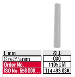 Occlupol polerer 1106 22/3 mm 100 stk sort*