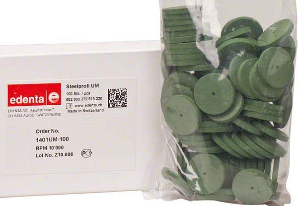 Steelprofi polerer 1401 umont. grøn 100 stk*