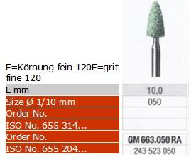 Keramiksten GM663.050 grøn RA 12 stk