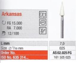 Arkansas sten hvid AS02 FG 12 stk*