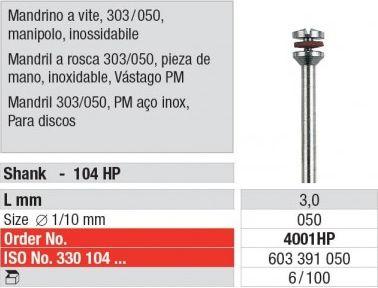 Skruemandrel 303RF HS