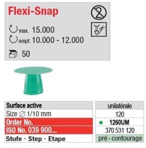 Flexi Snap grøn grov stor Ø12 mm 50 stk*