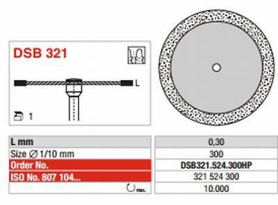 DSB Sinter diamant skive 321.524.300 HS*