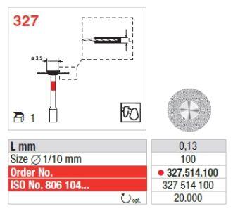 Diamantskive 327.100 HS*