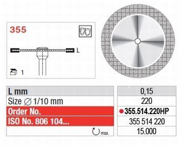 Superflex dianmantskive fin HS355.514.220 HS*
