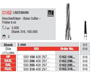 Hårdmetalbor Lindeman 162.016 FGXL 3 stk*