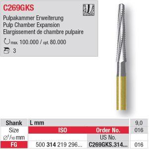 Hårdmetalbor Endo Access FG C269GKS.016 3 stk