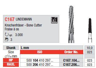 Hårdmetalbor Lindeman 167.023 RAXL 3 stk*