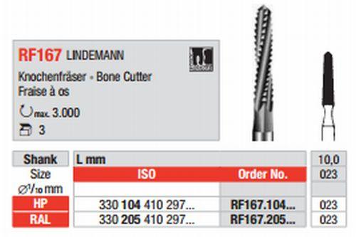 Stålbor Lindeman 167.023 RAL 3 stk*