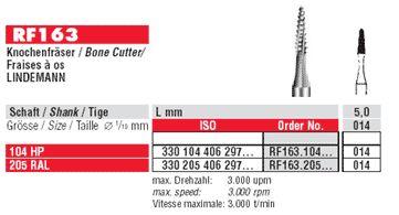 Stålbor Lindeman 163.014 RAL 3 stk*