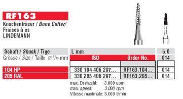 Stålbor Lindeman 163.014 HS 3 stk*