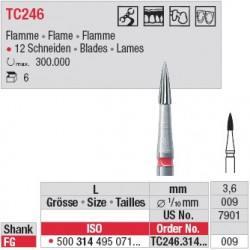 Hårdmetalbor Finer 246.009 FG 5 stk*