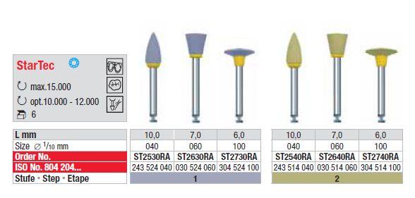 StarTec Gul disc RA 6 stk
