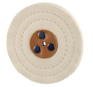 Lærred-bomuldshjul syet 29C/100 lædercenter umonteret*