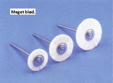 Gedehårsbørste 112/21 HS hvid 12 stk