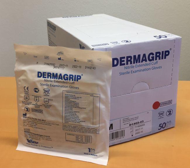 Nitrilhandske pudderfri steril blå 50 par medium