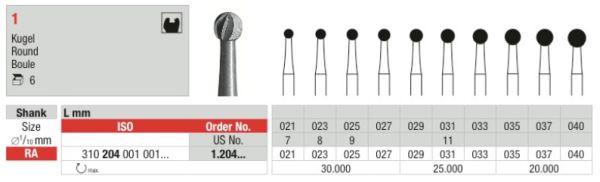 Stålbor 5 stk RA 1.027 rosenbor*