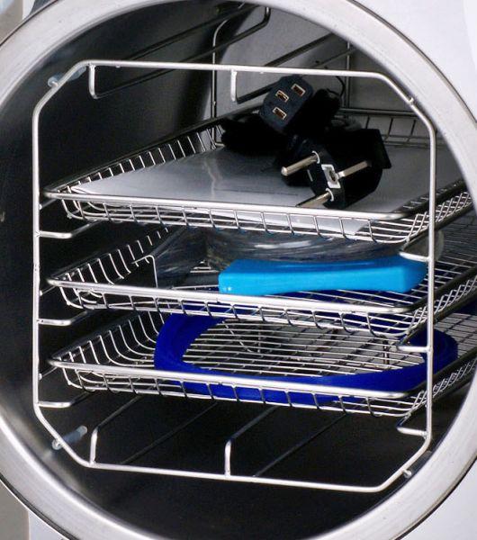 Indsats med 3 bakker til WR-12B-M 12 L autoklave*