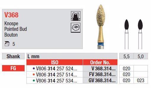 DiaCut Diamantbor 5 stk GV368.020 FG*