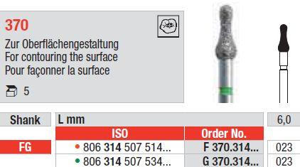 Diamantbor 5 stk FG G370.023*