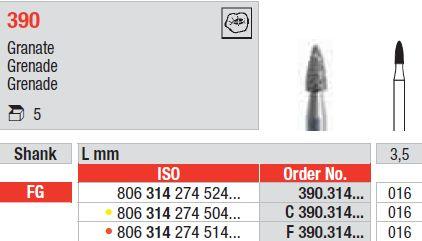 Diamantbor 5 stk FG C390.016*