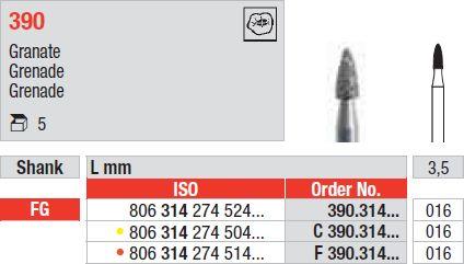 Diamantbor 5 stk FG F390.016