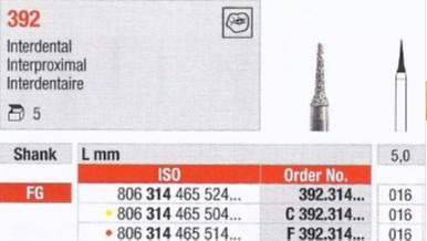 Diamantbor 5 stk FG F392.016*