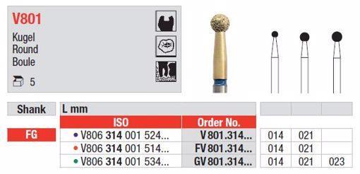 DiaCut Diamantbor 5 stk GV801.021 FG*