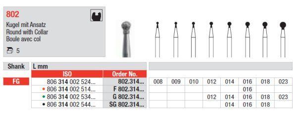 Diamantbor 5 stk FG 802.010*