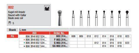 Diamantbor 5 stk FG SG802.014*