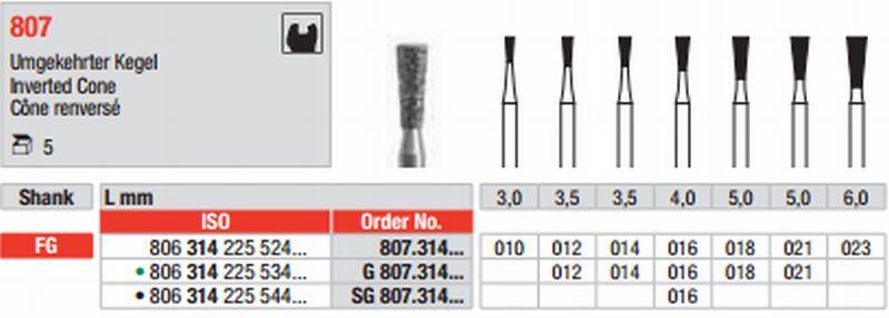 Diamantbor 5 stk FG G807.016*