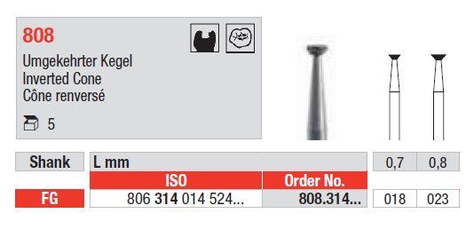 Diamantbor 5 stk FG 808.018*