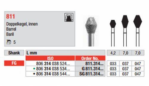 Diamantbor 5 stk FG G811.037*