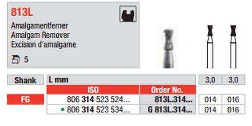 Diamantbor 5 stk FG 813L.016*