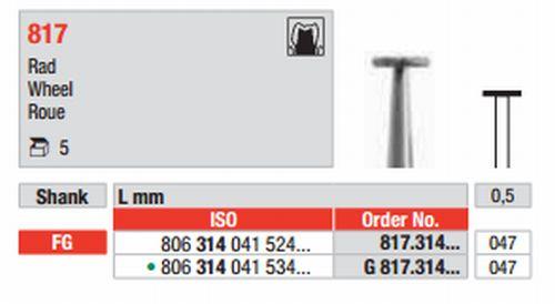 Diamantbor 5 stk FG 817.047*