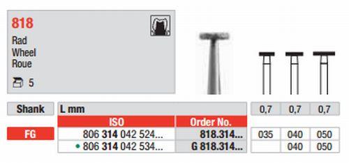 Diamantbor 5 stk FG 818.040*