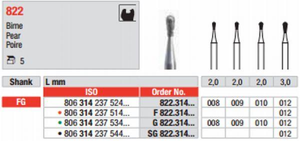 Diamantbor 5 stk FG SG822.012*