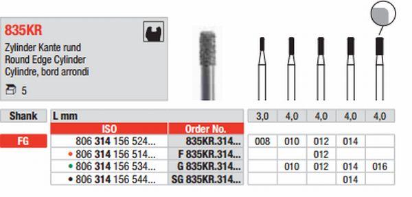 Diamantbor 5 stk FG 835KR.008*